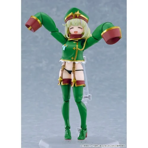 "Highly articulated Magical Girl Leopard Figma Figure, with premium sculpted details and versatile posing from multiple angles."
