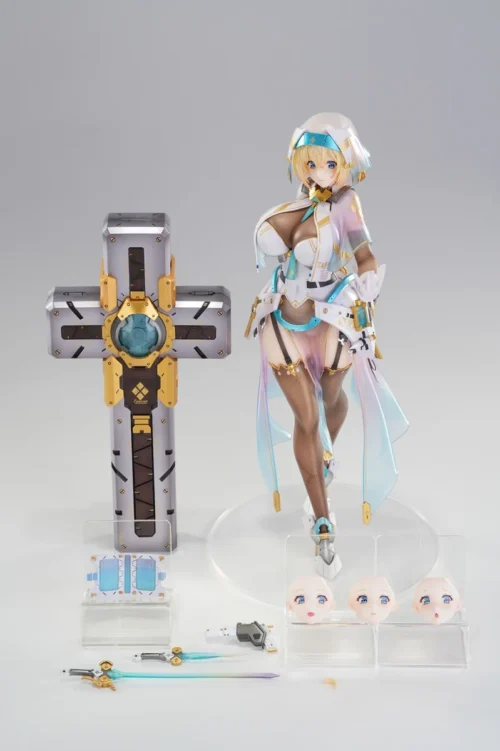 "Sophia Mecha Nun Bunny Girl 1/6 scale Digimon figure by MAGIARTS Studio. Unique, alluring design with futuristic cybernetic details."