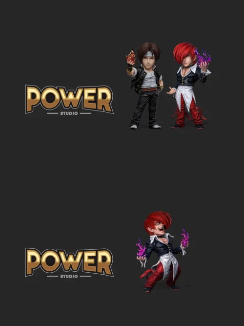 Yagami Iori & Kyo Kusanagi - The King of Fighters Statue - Power Studio - Image 1