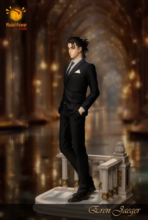 1/6 & 1/4 Scale Dinner Ver. Eren Yeager - Attack On Titan Resin Statue - Model Power Studio - Image 2