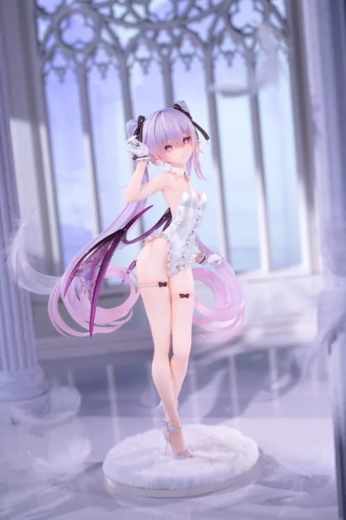 "Exquisite 1/6 scale Fu Hua AGAPE figure. Honkai Impact 3rd statue in elegant, dynamic pose, embodying divine strength with intricate details."