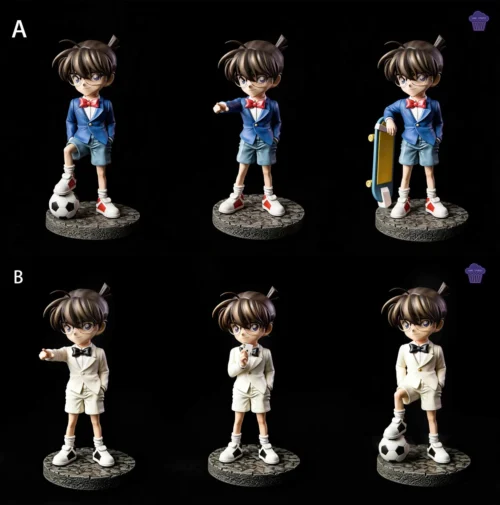 "Exclusive limited edition Conan Edogawa 02 Detective Conan resin statue, dynamically posed and meticulously crafted for premium collectors."