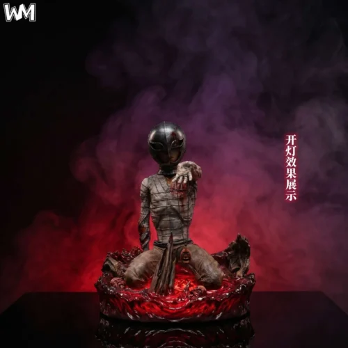 "Ultra-Limited Edition Berserk Griffith (Eclipse Transformation) statue with dramatic dark fantasy details and an ethereal LED base, capturing an icon."