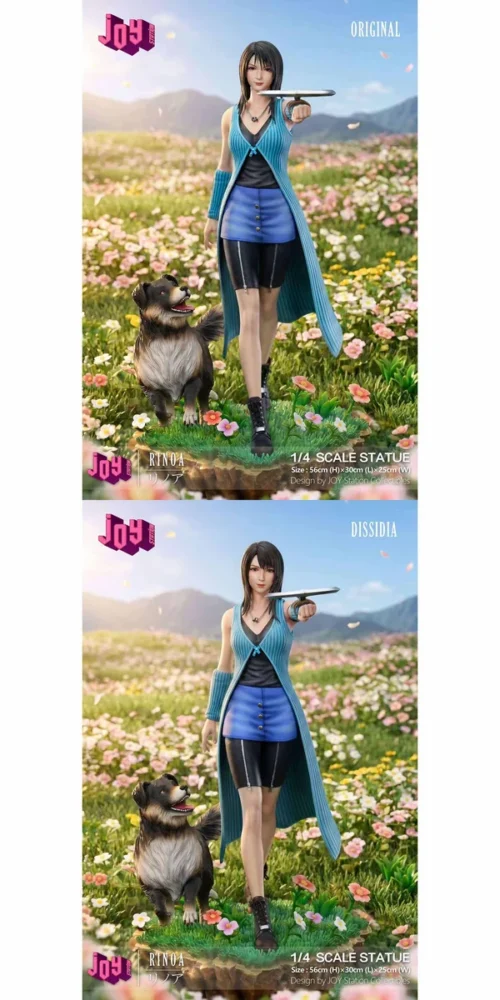 "Stunning 1/4 Rinoa Dual Pose EX Edition Final Fantasy VIII resin statue, capturing her iconic magic and elegant dynamism. Limited 150-piece collectib."