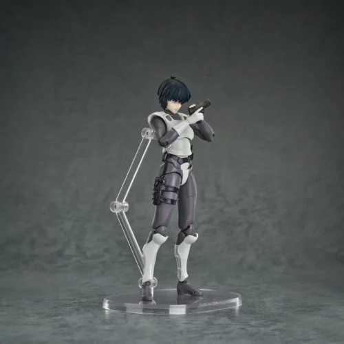 "Motoko Kusanagi Hyper Body (Simplified Armor Ver.) Ghost in the Shell statue, showcasing iconic simplified armor from multiple angles."