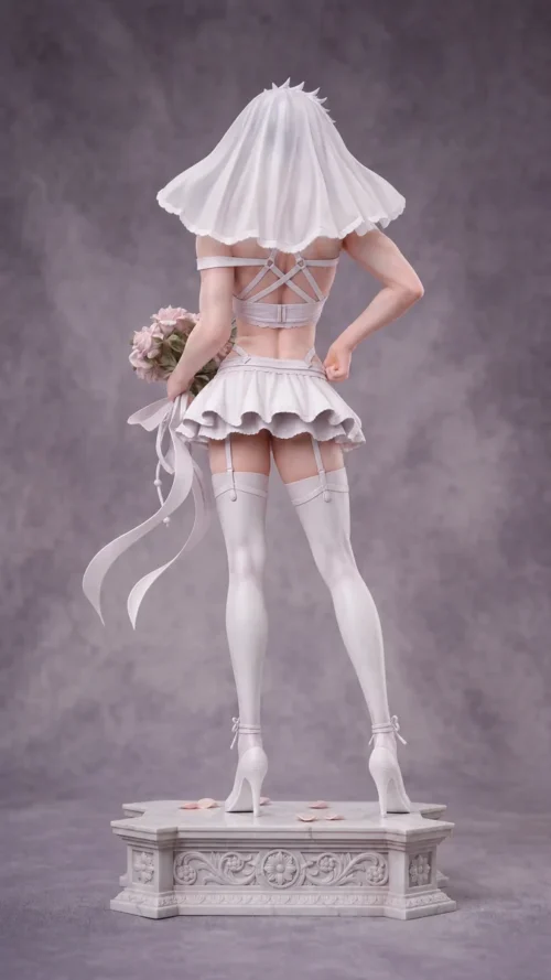 "Limited 188-unit 1/6 Gojo Satoru Beach Wedding Jujutsu Kaisen statue. GY-Studio figure showing elegant attire, intricate floral details, romantic."