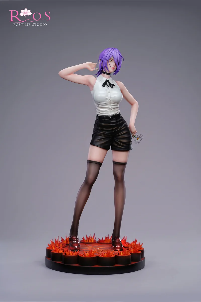 "Captivating 1/6 Reze Bomb Devil statue from Chainsaw Man, featuring her explosive transformation and a detailed dual head sculpt. Premium limited."