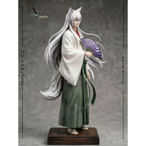 "Product gallery of the 1/6 Tomoe Kamisama Kiss resin statue, highlighting exquisite craftsmanship, dynamic pose, and ethereal yokai elegance."