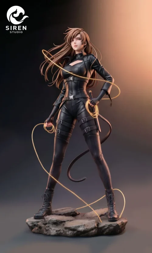 "Exquisite 1/6 Yoo Sangah Omniscient Reader's Viewpoint SIREN Studio statue. Detailed views highlight intricate sculpting and elegant, dynamic pose."