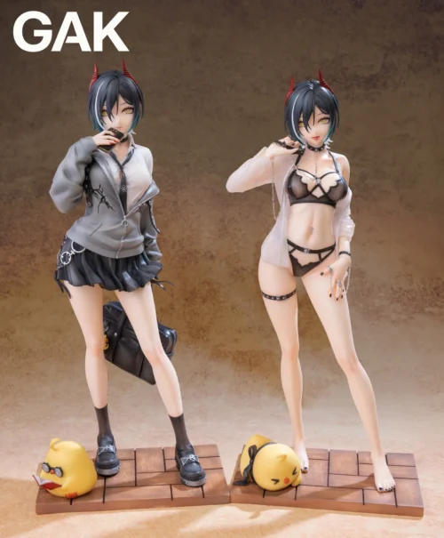 "Dynamic 1/7 scale GAK Studio Azur Lane Ulrich von Hutten statue, featuring her exquisite mech-girl design and powerful, elegant pose."