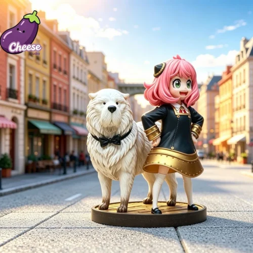 "Limited edition 1/5 & 1/10 Anya Forger & Bond Spy x Family statue. Dynamic, playful interaction, intricate details from every angle."