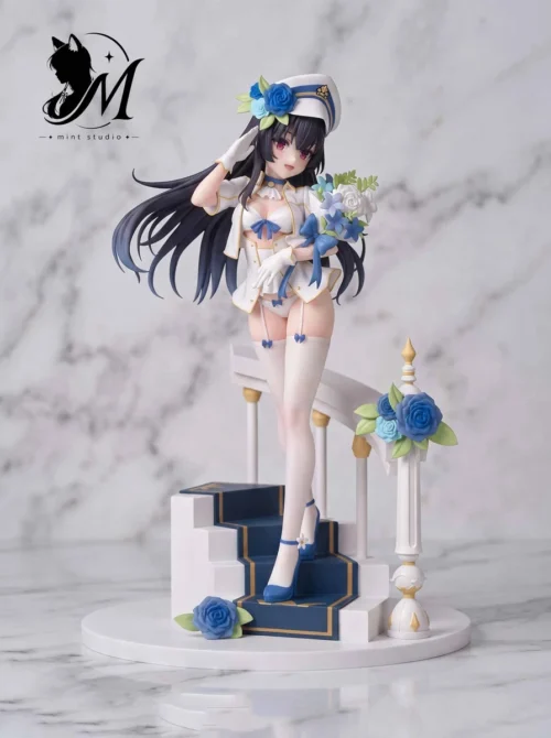 "Maitetsu Hachiroku Bridal Express 1/6 figure gallery. Exquisite GK finish reveals translucent soft skin, elegant white gown details from all angles."