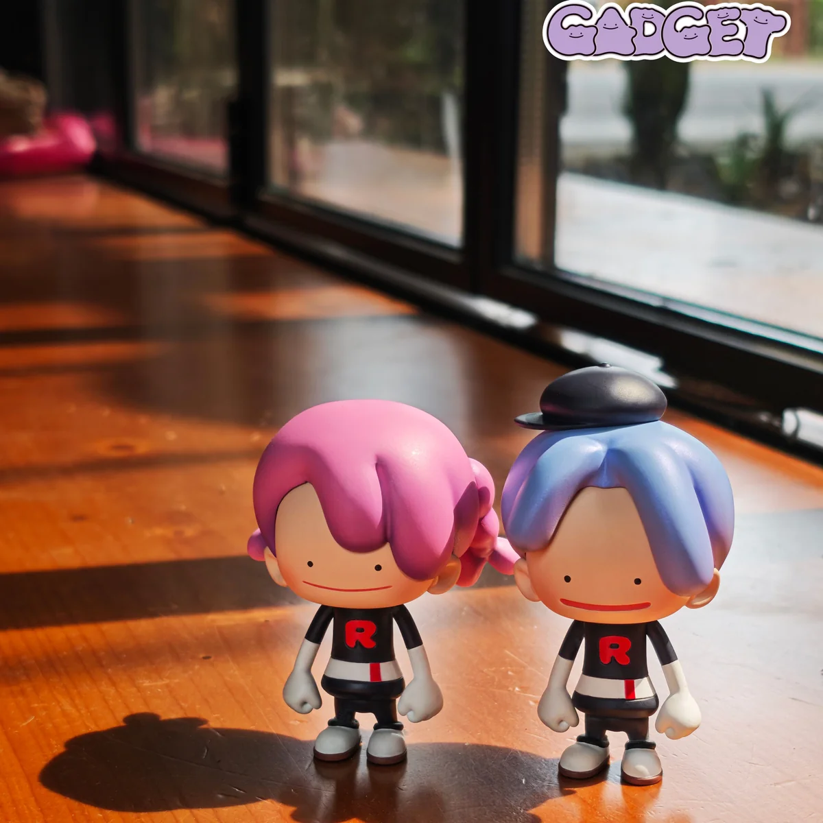 "GADGET Studio's Pokémon Ditto Team Rocket resin figure. Whimsical chibi transformations of iconic Team Rocket characters, highlighting playful detail."