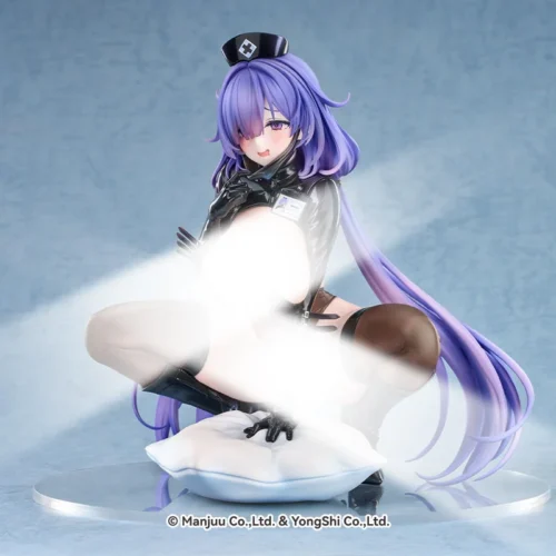 "Exquisite 1/7 scale Azur Lane Mogador 'Nursing Angel' figure, showcasing sculpted uniform details, angelic wings, and medical accessories."