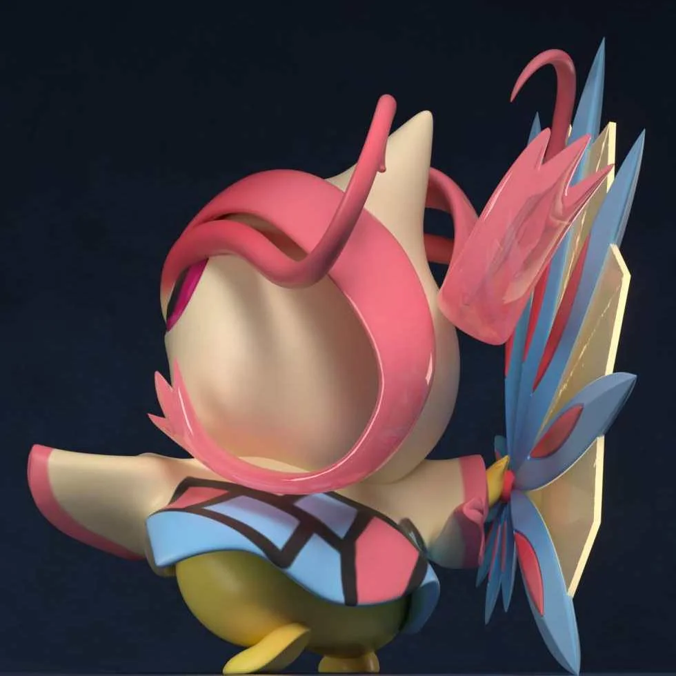"Limited Edition Pikachu Milotic Cosplay Figure. Detailed views showcase its elegant Milotic form, dynamic water effects, and playful Pokémon statue."