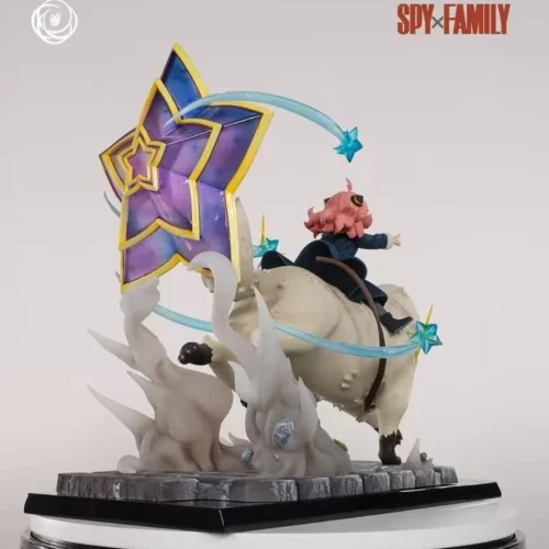 "Showcasing the official 1/6 Anya Forger & Bond Forger SPYxFAMILY Tsume Ikigai statue from multiple angles, highlighting its premium sculpt."