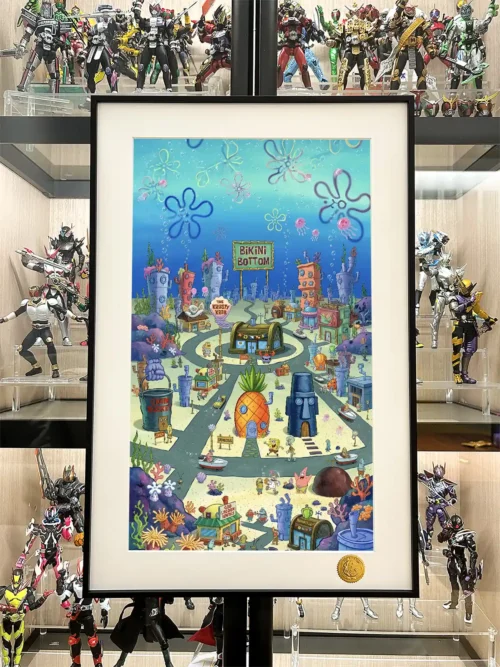 Bikini Bottom Decorative Painting - SpongeBob SquarePants - Xingkong Studio - Image 2