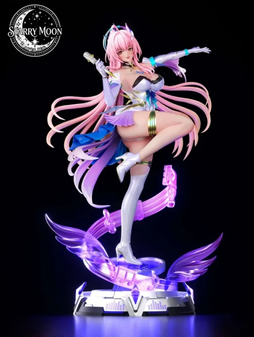 "Wuthering Waves Aemys Idol Singer 1/6 statue by STARRY MOON. Exquisite, ultra-rare limited edition collectible showcasing her dynamic performance."