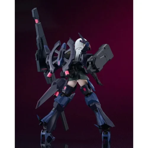 "Articulated PLAMATEA Dolls Nest Armored Soldier Figure gallery: highly detailed futuristic dark metallic armor and dynamic poses from various angles."