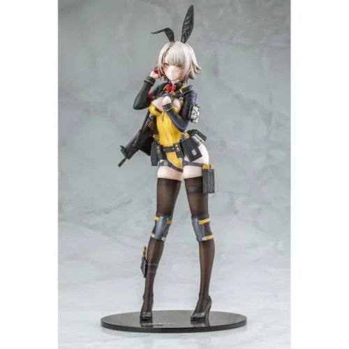 "Premium Kotobukiya Victor Battlefield Bunny figure from Girls' Frontline 2: Exilium, showcasing her dynamic pose and intricate tactical bunny design."