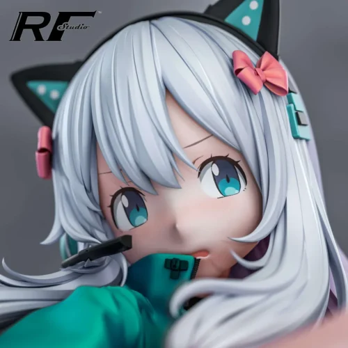 "Explore various angles of the limited edition 1/6 Izumi Sagiri Eromanga Sensei premium statue by RF Studio, highlighting its charming details."