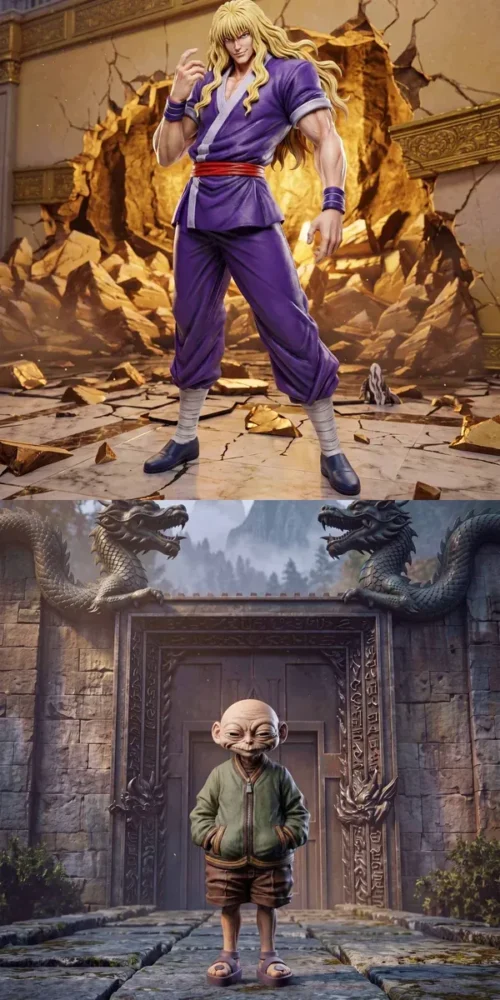 "1/6 Silva & Maha Zoldyck Hunter x Hunter PG Studio statue. Premium PU & Polystone figures in dynamic, combat-ready poses. Limited Edition collectible."