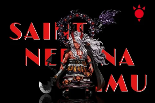 "Main image of the A+ Studio One Piece Imu figure, capturing the enigmatic ruler's imposing regal presence and mysterious dark aura."