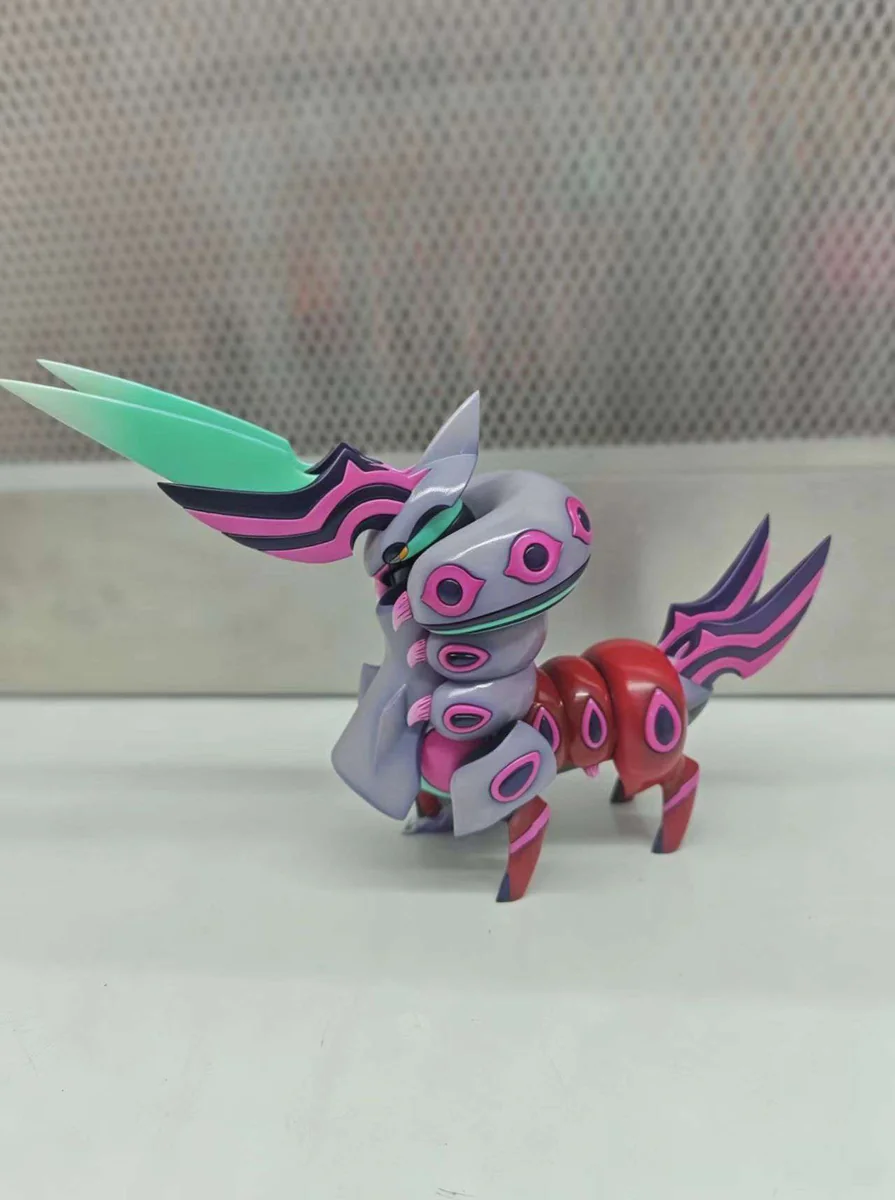 "1/20 Mega Sceptile DQM Studio resin statue: vibrant hand-painted details, dynamic battle pose, intricate details."