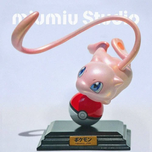 "Miumiu Studio's premium 1/10 Mewtwo Pokemon statue, showcasing dynamic ethereal power with psychic energy. An ultra-limited edition collectible."