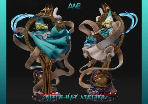 "Exclusive limited-edition Koko Witch Figure resin statue. See intricate, whimsical, magical fantasy details from various angles."