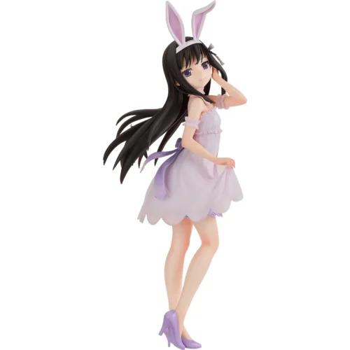 "Elegant 1/4 scale Homura Akemi Bunny Ver. figure from Puella Magi Madoka Magica by FREEing Studio, beautifully capturing her stunning bunny design."