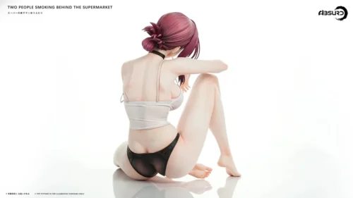 "Detailed gallery views of the exclusive 1/4 scale Absurd Studio Yamada figure, capturing her candid, modern urban charm and intricate sculpture."