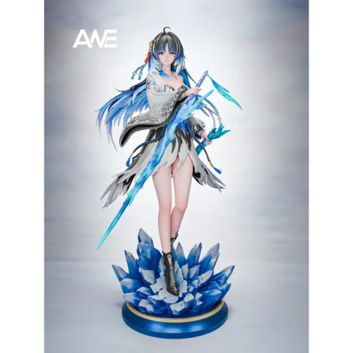 "Wuthering Waves Yangyang premium resin statue. Exquisite craftsmanship captures her dynamic elegance and ethereal grace, a truly limited collector."