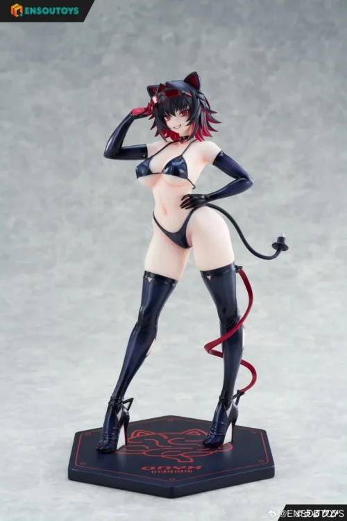 "ENSOUTOYS Cyber Pet Onyx: gallery showing sleek, futuristic design, intricate mechanical details, and dynamic pose from multiple angles."