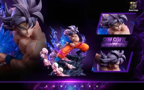 "Dynamic 1/6 Son Goku Ultra Instinct & Broly Dragon Ball GK Resin Statue. Explosive energy and epic battle details by SaiJiang Studio, viewed."