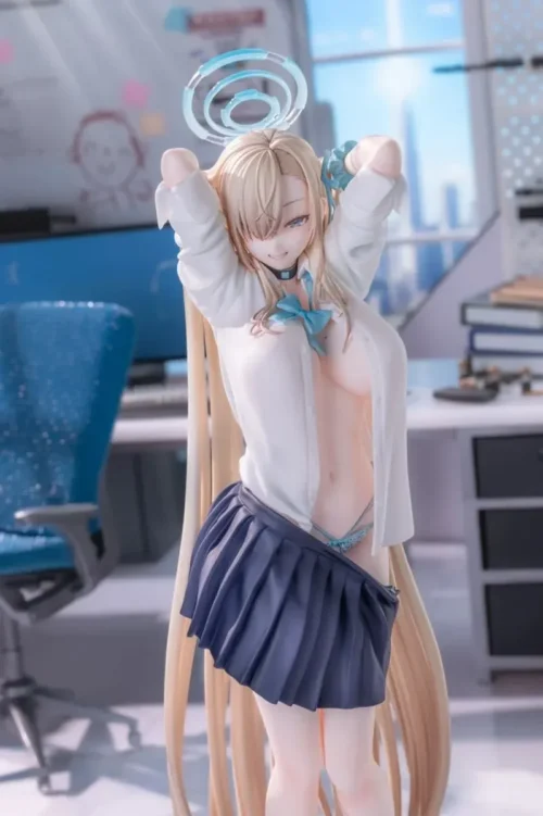 "Extremely Limited Edition 1/7 Ichinose Asuna Deep Invitation Blue Archive statue, showcasing her enchanting pose and captivating charm."