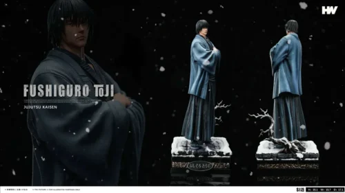 "Dynamic 1/6 scale Toji Fushiguro Jujutsu Kaisen resin statue, a premium limited edition collectible embodying his raw power."