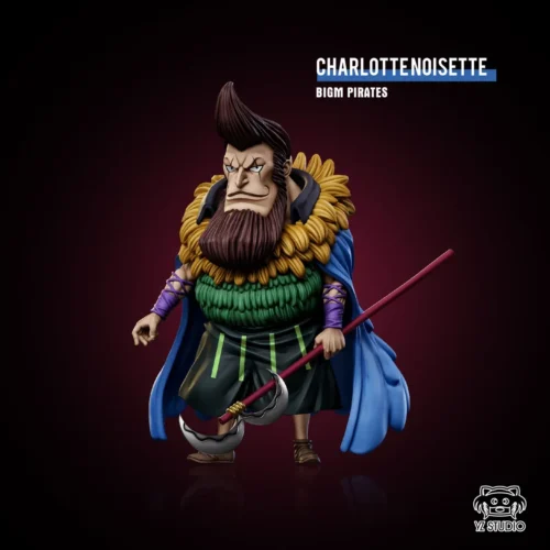 "Exclusive Charlotte Noisette One Piece statue, vibrant and intricately detailed in a dynamic pose. A premium collectible from Big Mom Pirates."