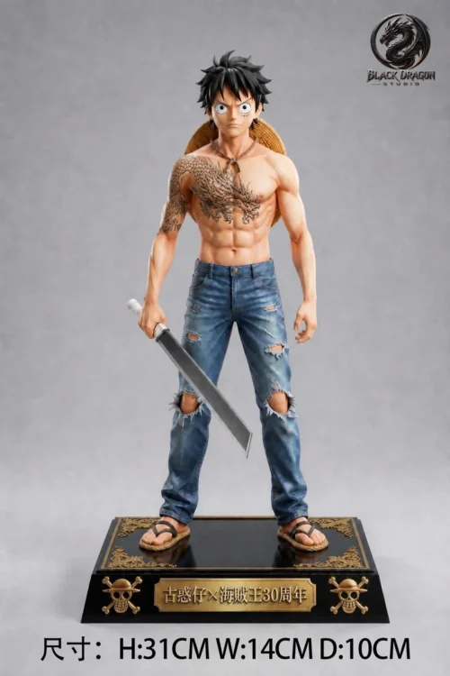 "Ultra-limited, premium 1/6 Street Crew Pirates One Piece resin statue by Black Dragon Studio, showcasing edgy urban style and intricate details."