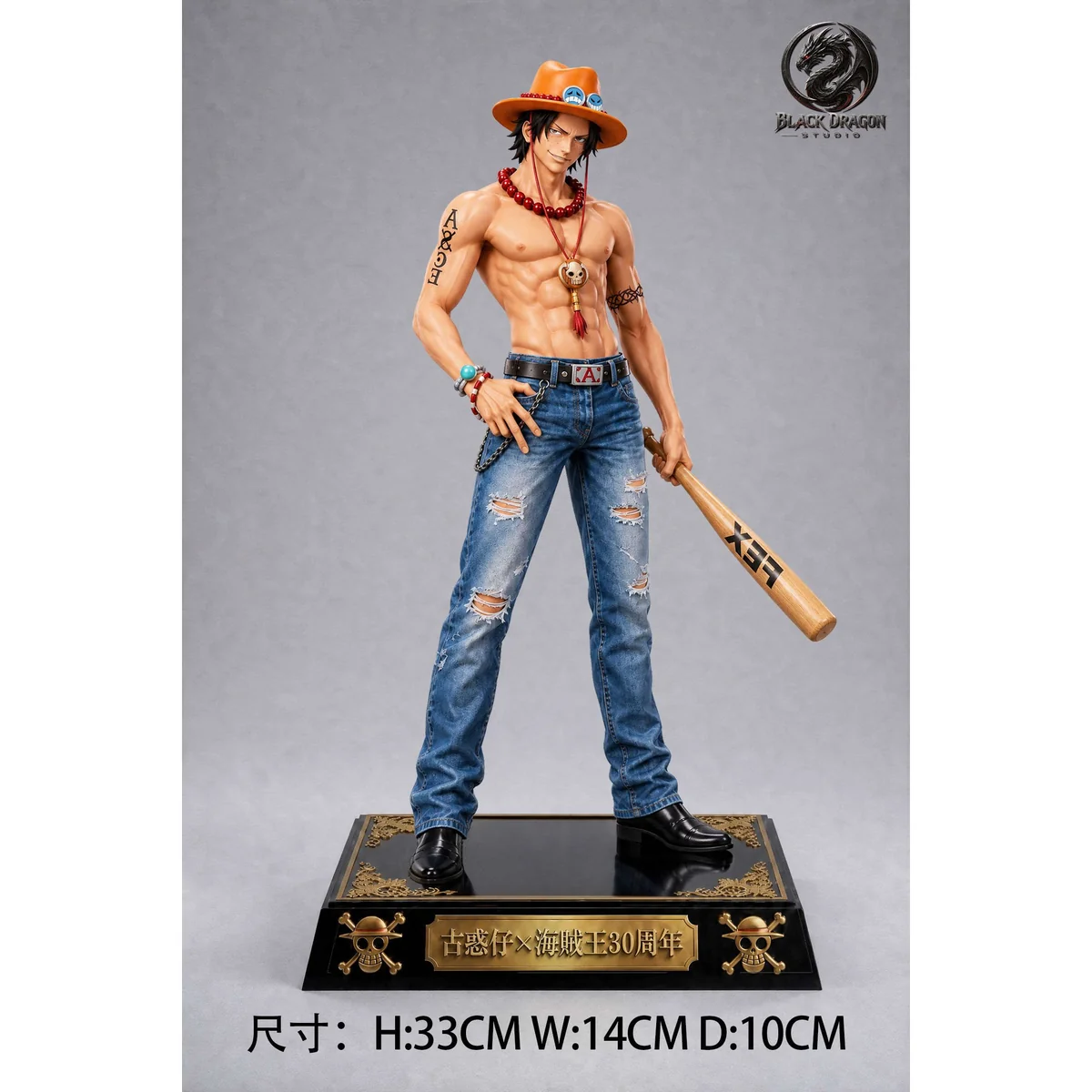 "Ultra-limited premium One Piece Street Crew Pirates resin statue by Black Dragon Studio. Urban-styled characters, intricate sculpted details."