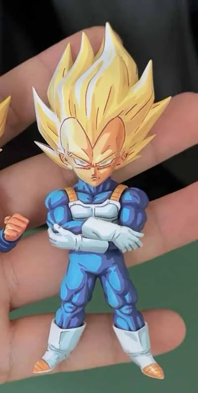 "Limited edition Zzz Studio Goku & Vegeta Dragon Ball statue. Dynamic manga-panel sculpt shows powerful energy and details. A top Dragon Ball figure."
