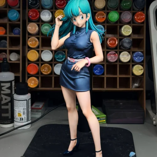 "Premium 1/6 Bulma Dragon Ball statue by LP Studio. This exclusive limited edition collectible vividly captures her dynamic, adventurous spirit."