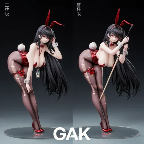 "Exquisite Azur Lane Taihou Bunny Girl 1/6 scale resin statue, with alluring Taihou in a detailed bunny suit and dynamic pose."
