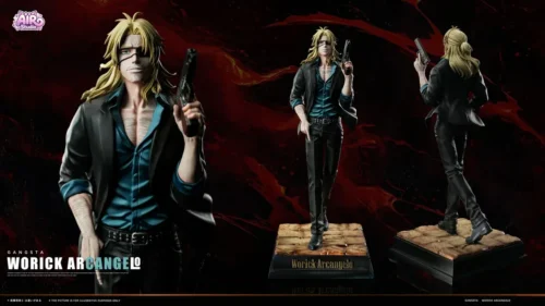 "Worick Arcangelo 1/6 premium resin statue from Gangsta, a limited edition collectible capturing his dynamic, gritty mercenary presence with exquisite."