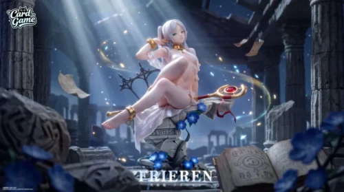 "Elegant 1/6 Frieren Night Version figure from Frieren: Beyond Journey's End, an ultra-limited exclusive statue with a serene, magical pose."
