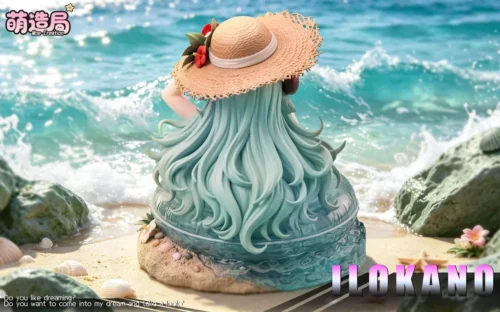 "1/6 Little Sheep Iloi fantasy collectible resin statue, showcasing the whimsical sheep girl witch's intricate dark fantasy design and premium."