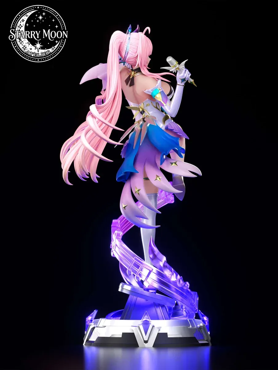 "Wuthering Waves Aemys 1/6 Idol Singer resin statue. Exquisite STARRY MOON Studio collectible, revealing dynamic elegance and intricate details."