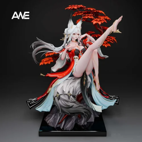 "Exclusive Cinderheart Fox Wuthering Waves premium resin statue. This limited edition figure features the elegant mystical fox spirit in a dynamic."