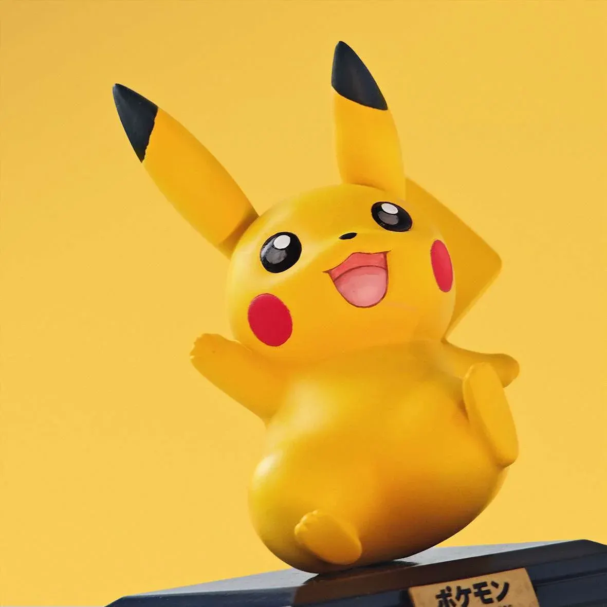 "Limited Edition Pikachu 30th Anniversary Card Figure showing dynamic poses, vibrant card art details, and intricate sculpting from multiple angles."
