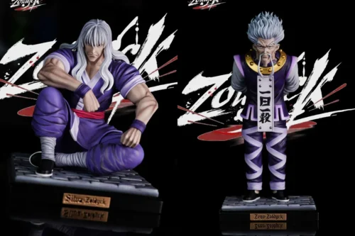 "Premium 1/6 Hunter x Hunter Silva & Zeno Zoldyck Studio resin statue. Ultra-limited edition, dynamic combat poses, exquisite detail and artistry."